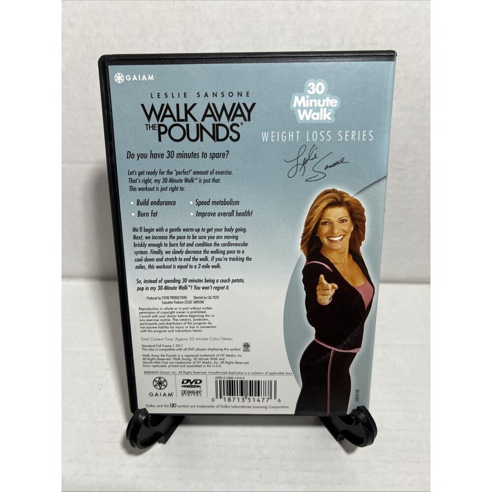 Leslie Sansone - Walk Away the Pounds: 30 Minute Walk (DVD, 2006) - Picture 2 of 2